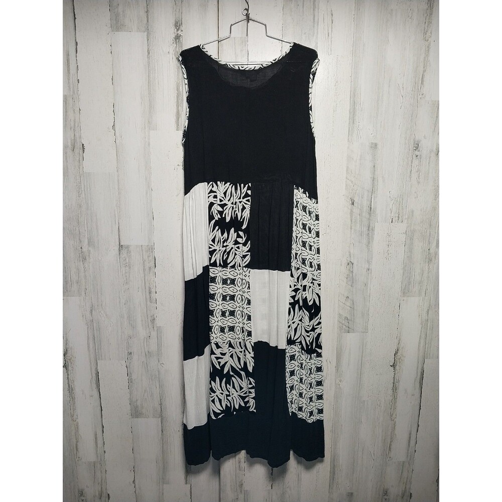 Globetrotter Women's Large Sleeveless Handmade Dress Patchwork Boho - Picture 6 of 6
